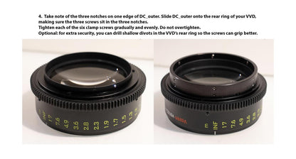 Direct Connection Kit for Sankor 5E and VVD Vazen Variable Diopter