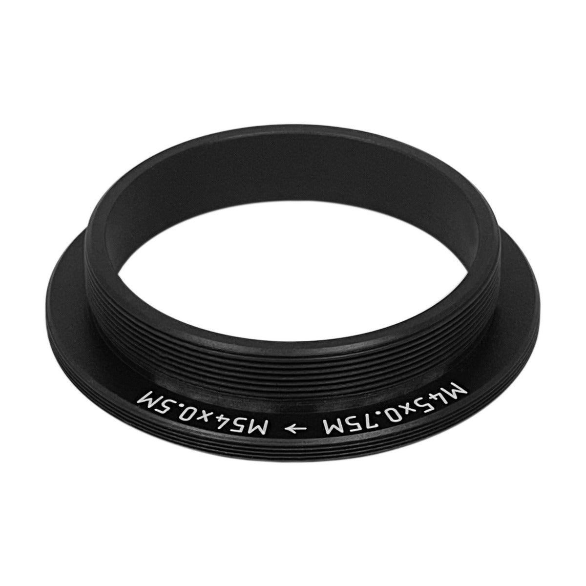 M45x0.75 male to M54x0.5 male thread adapter for Industar-51 on MBS microscope